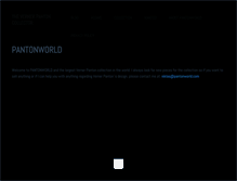 Tablet Screenshot of pantonworld.com